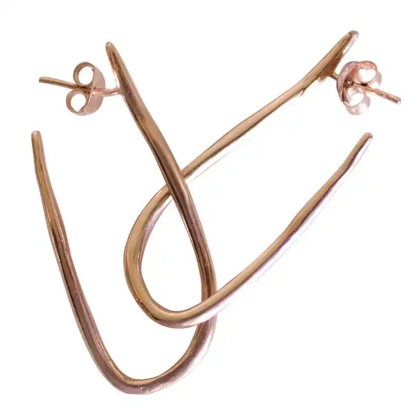Elegantes largos aros