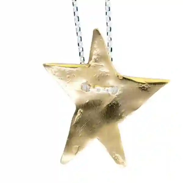 Collar de encanto de la estrella de la suerte