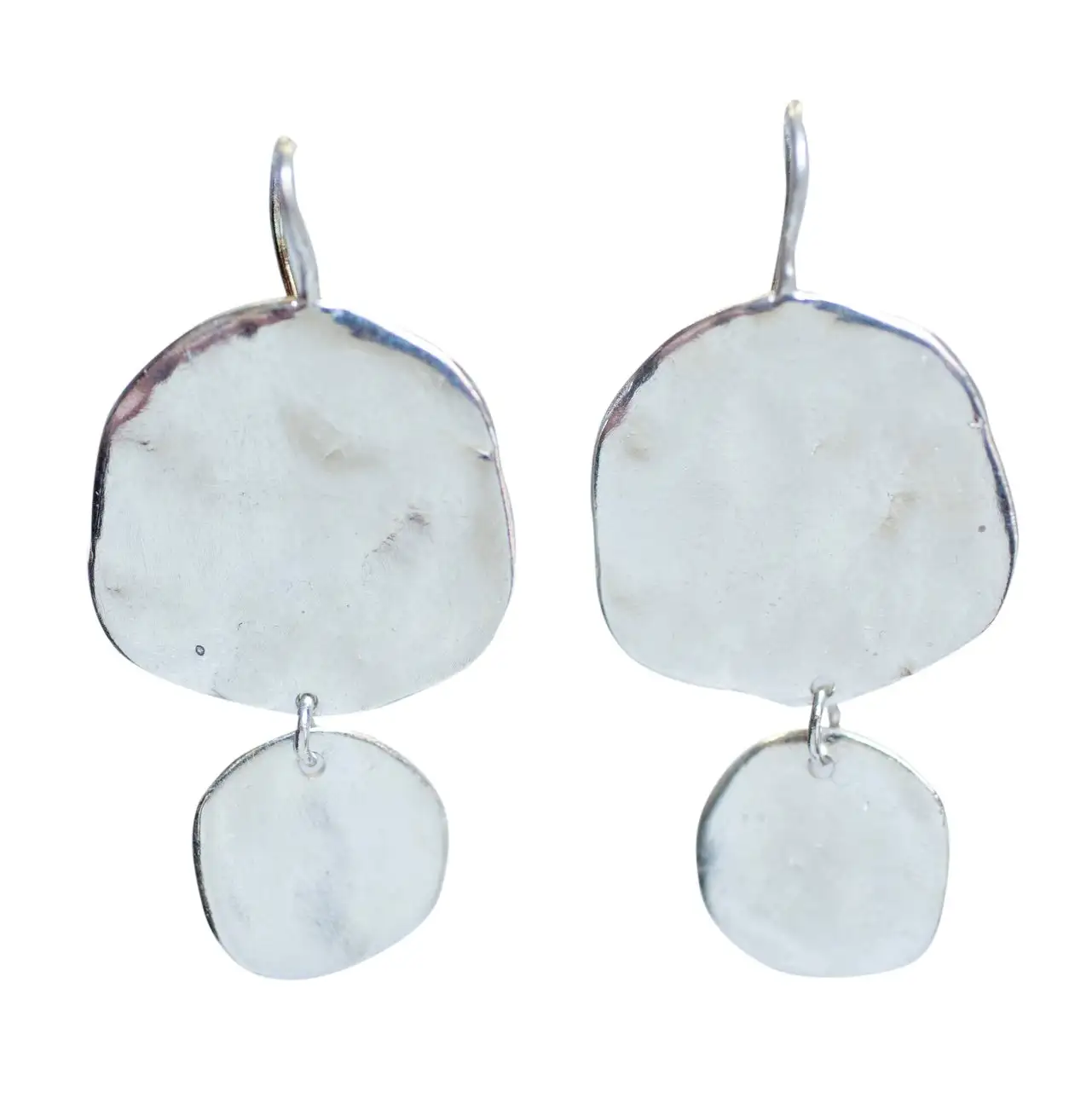Aretes de doble disco de ibiza