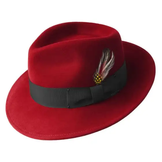 Sombro Fedora Rojo
