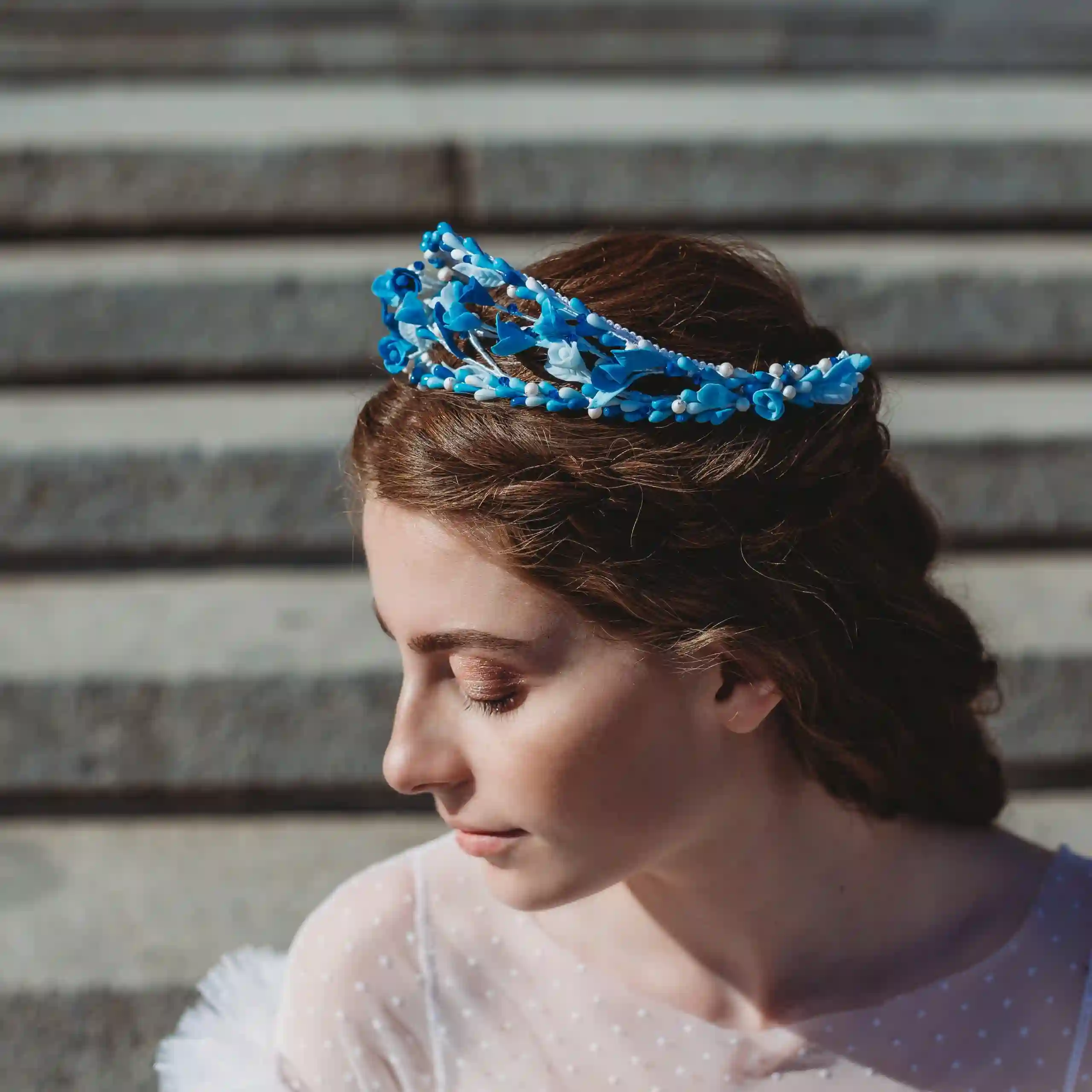 Tiara para novia capri
