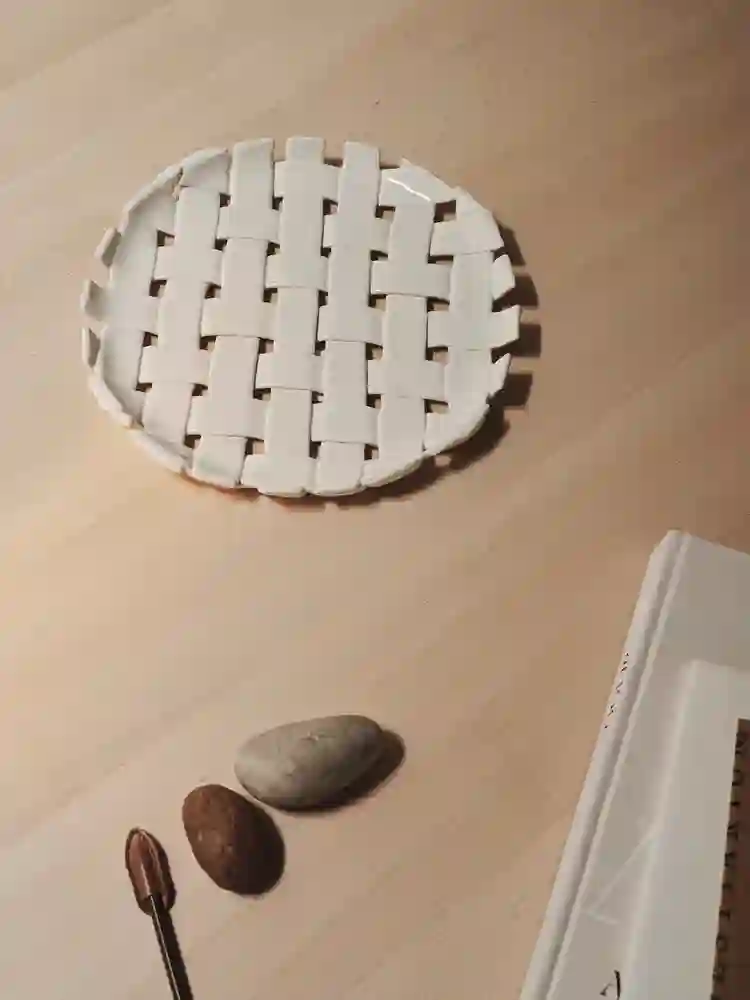 Plato de trenza - Off White