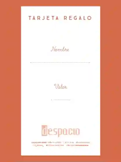 Tarjeta Regalo desprecio