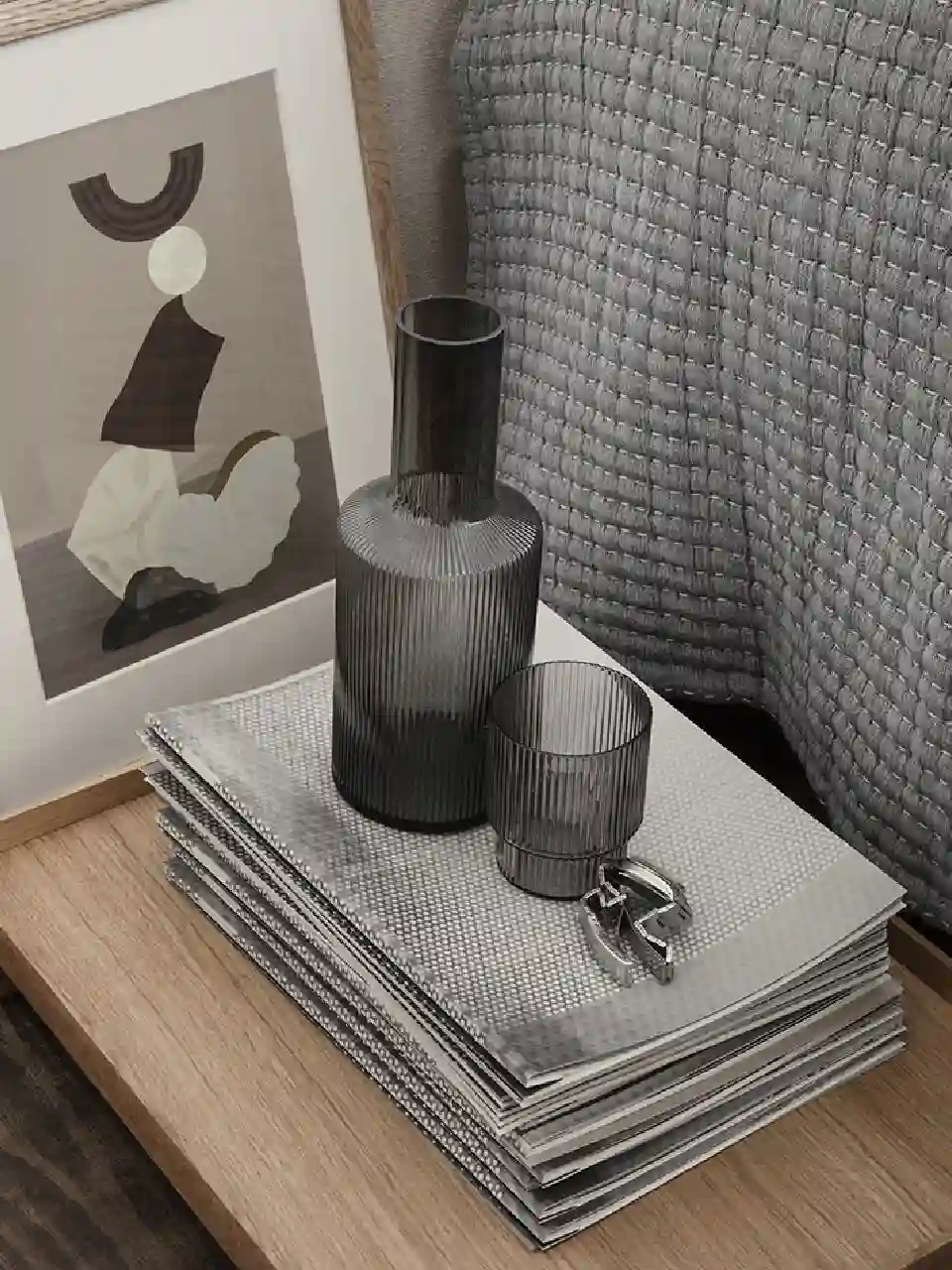 Ripple CARAFE - gris ahumado