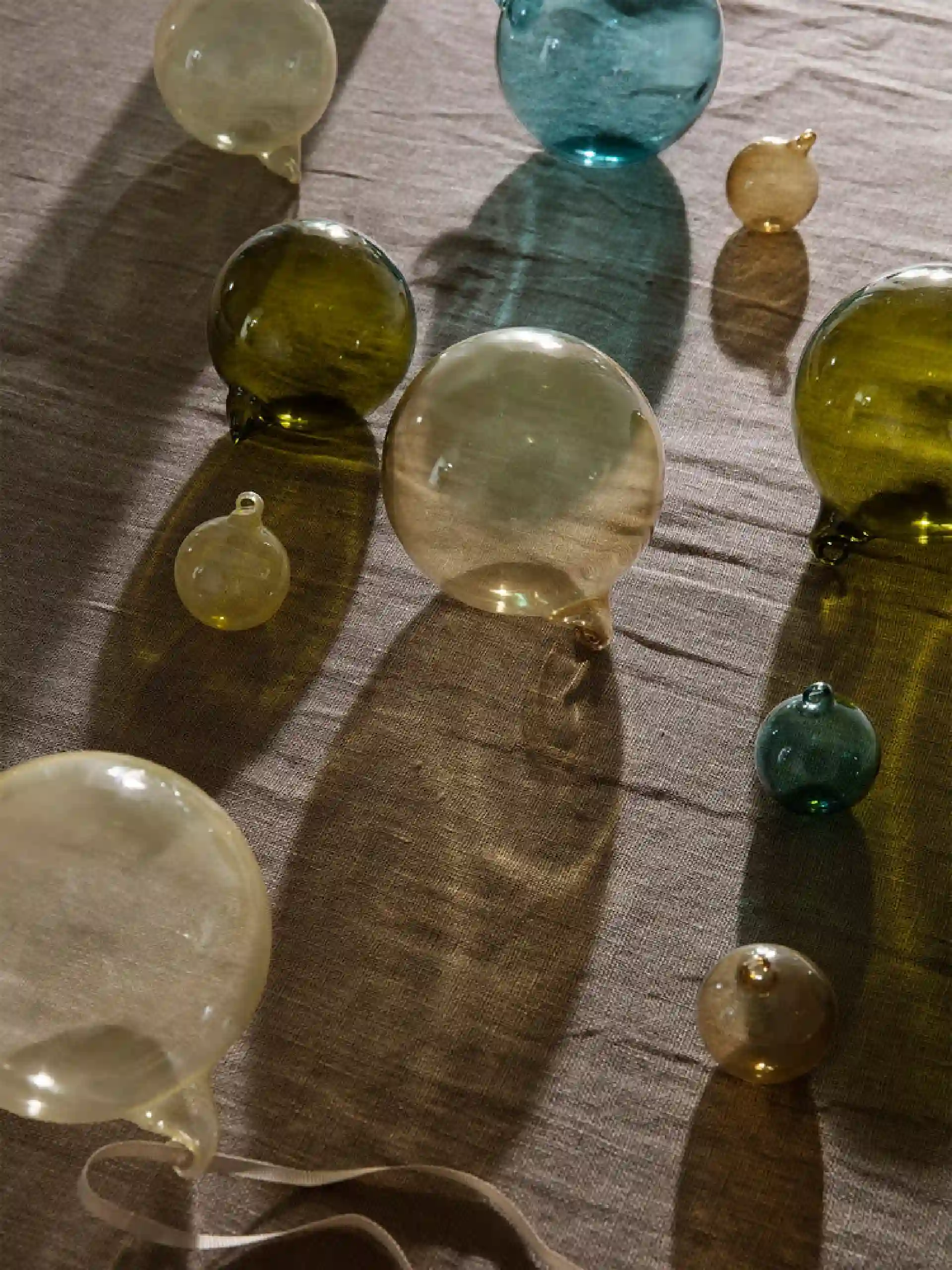 Baubles de vidrio M - Juego de 4