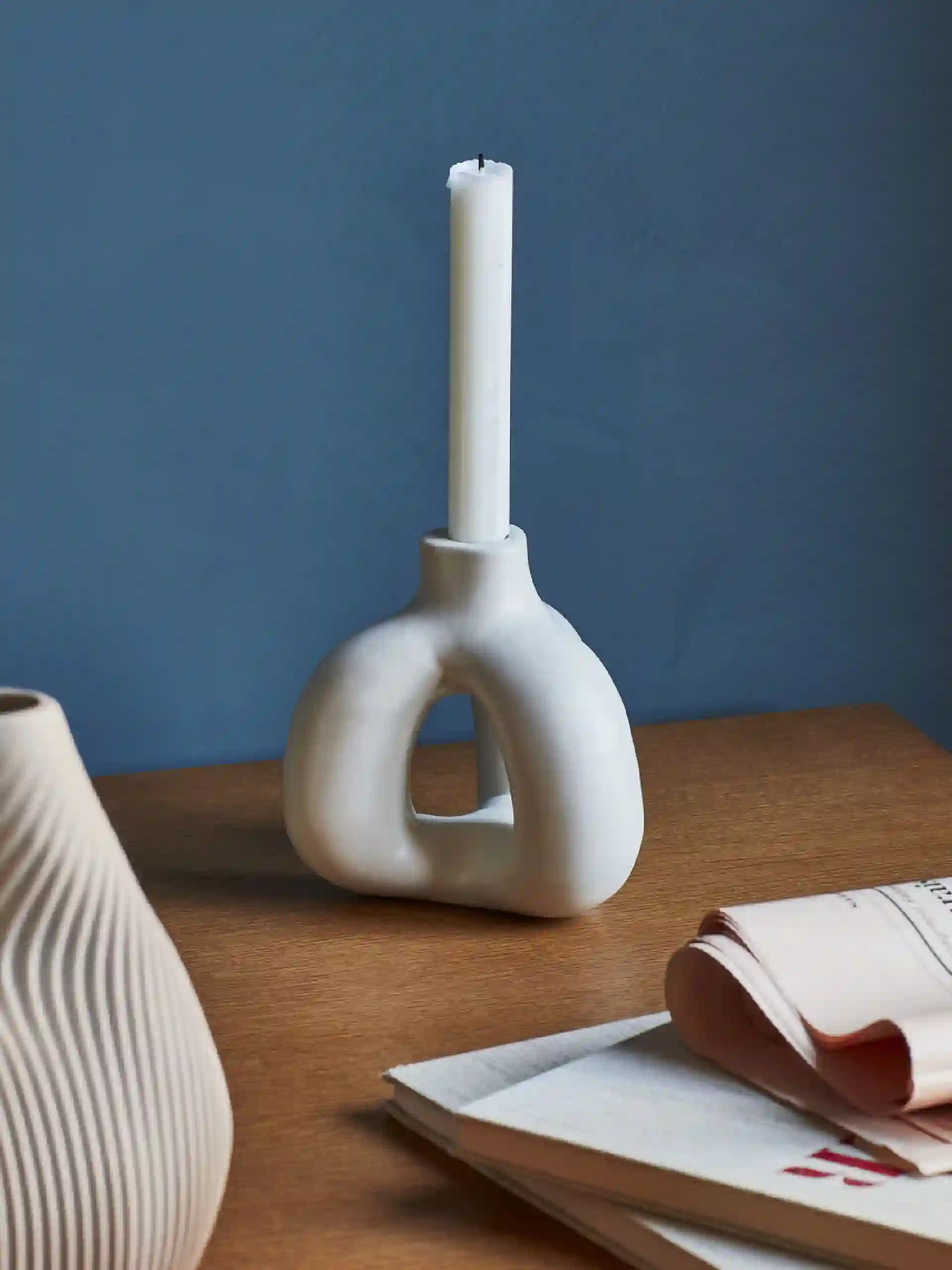 W&S Complot Candleholder - Ivory