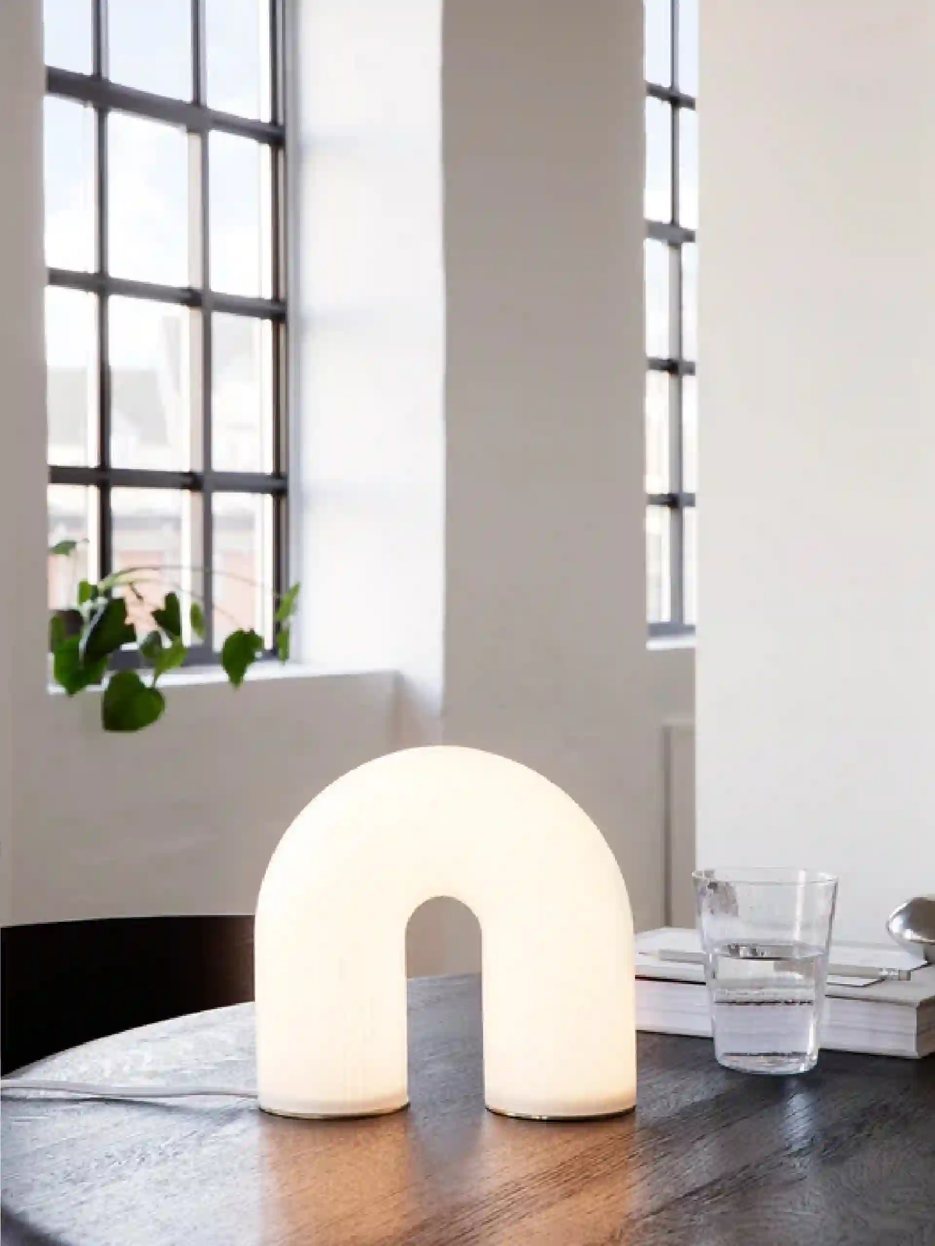 Lámpara de mesa de la vela