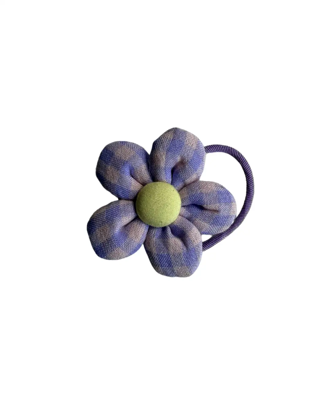 Coletero flor vichy morado