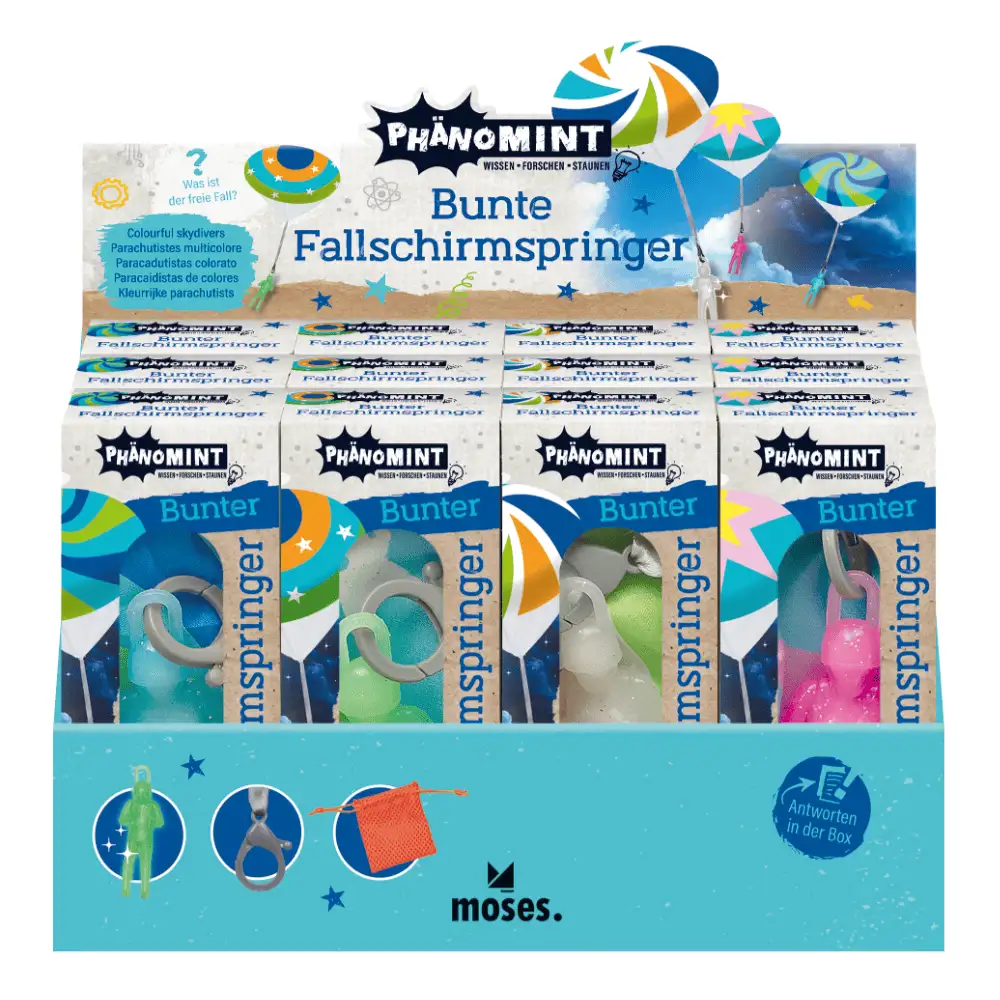 Colored parachute