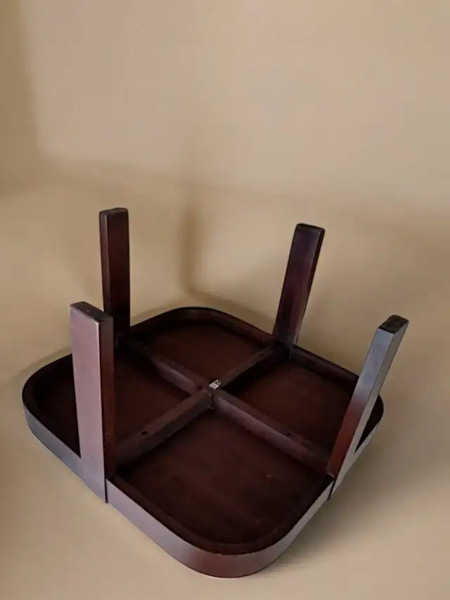 Caoba Wood Vintage Auxiliary Table - Image 2