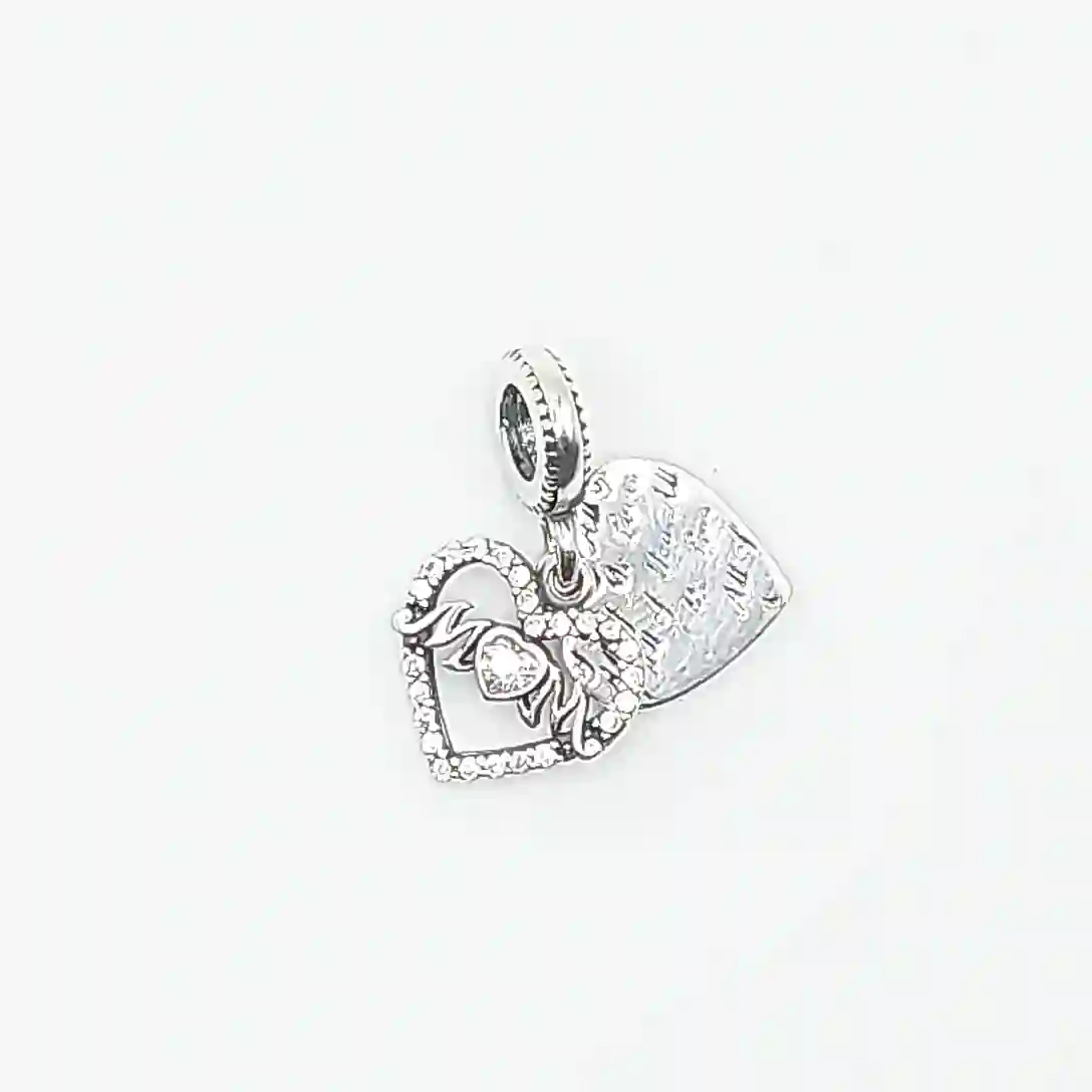 Colgante Dos Corazones