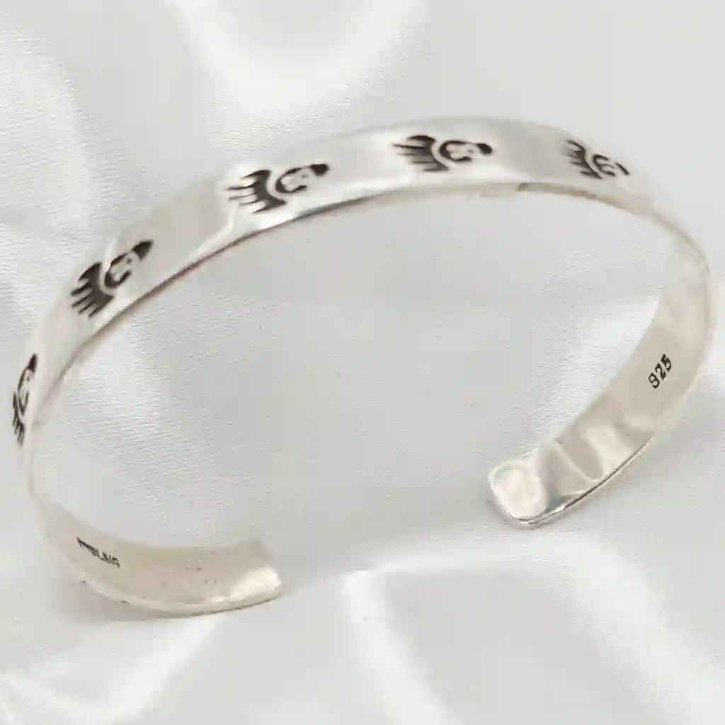 Pulsera plata indi