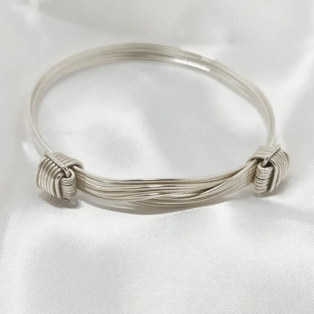 Pulsera pelo elefante plata