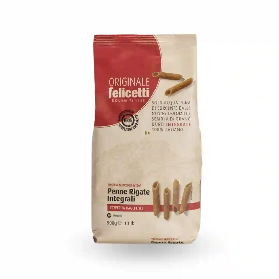 Penne Rigate Integrali Felicetti 500 grs