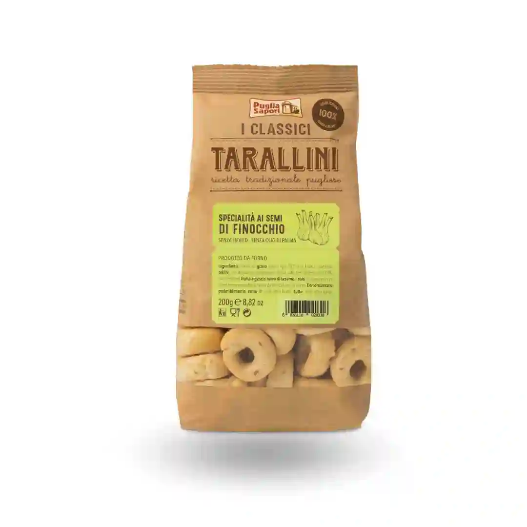 Taralli Finocchio Puglia Sapori  200 grs