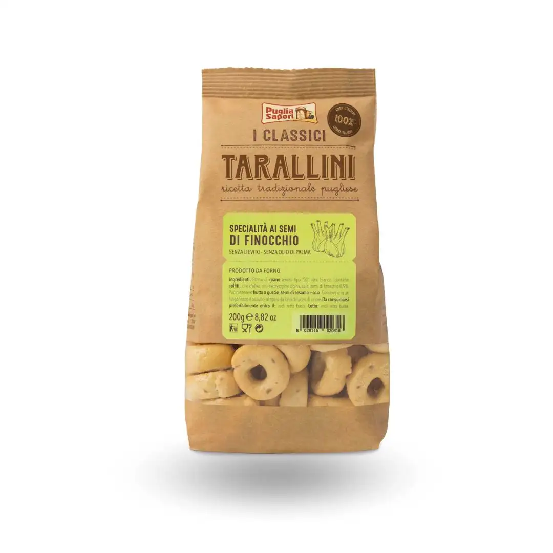 Taralli Finocchio Puglia Sapori  200 grs