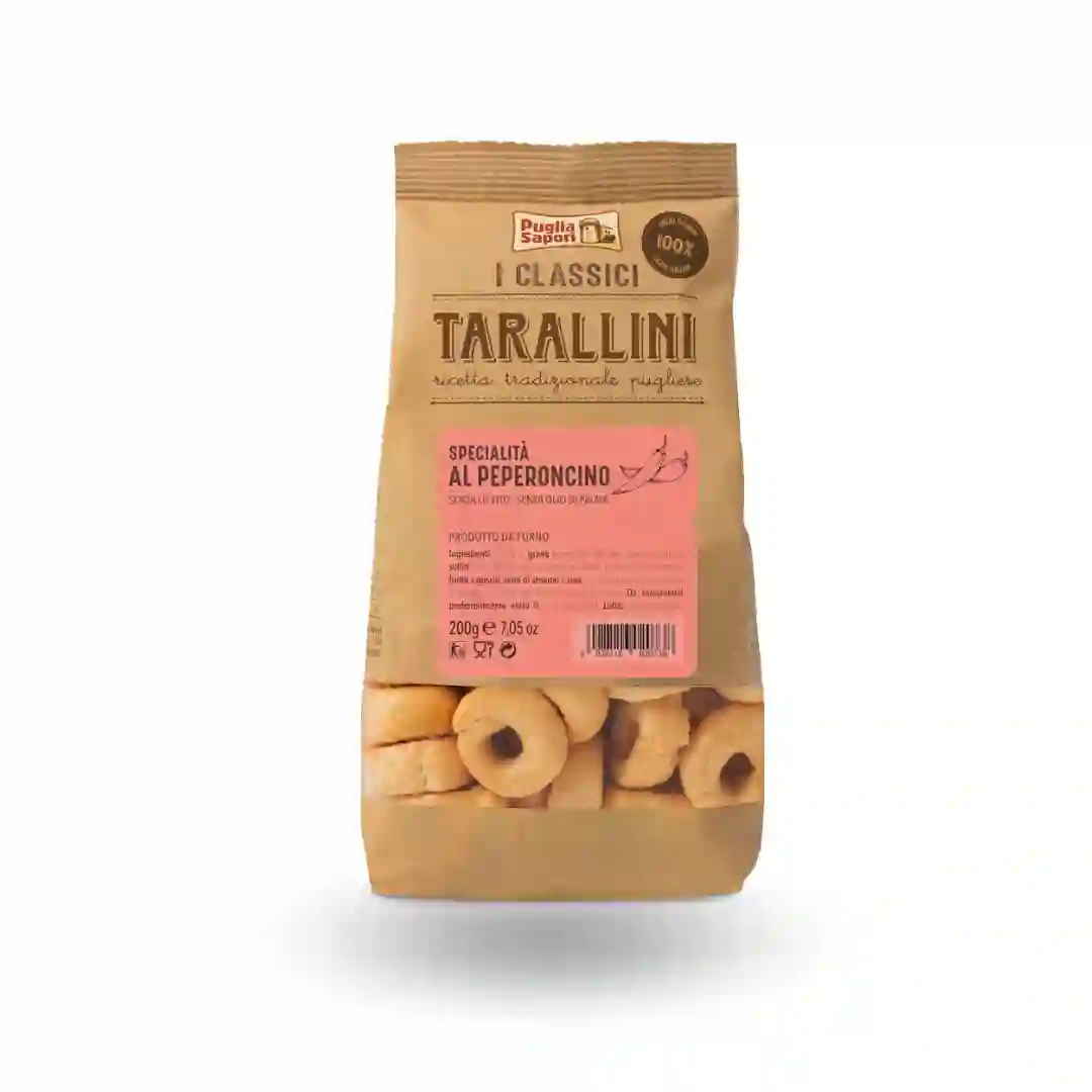 Taralli Peperoncino Puglia Sapori 200 grs