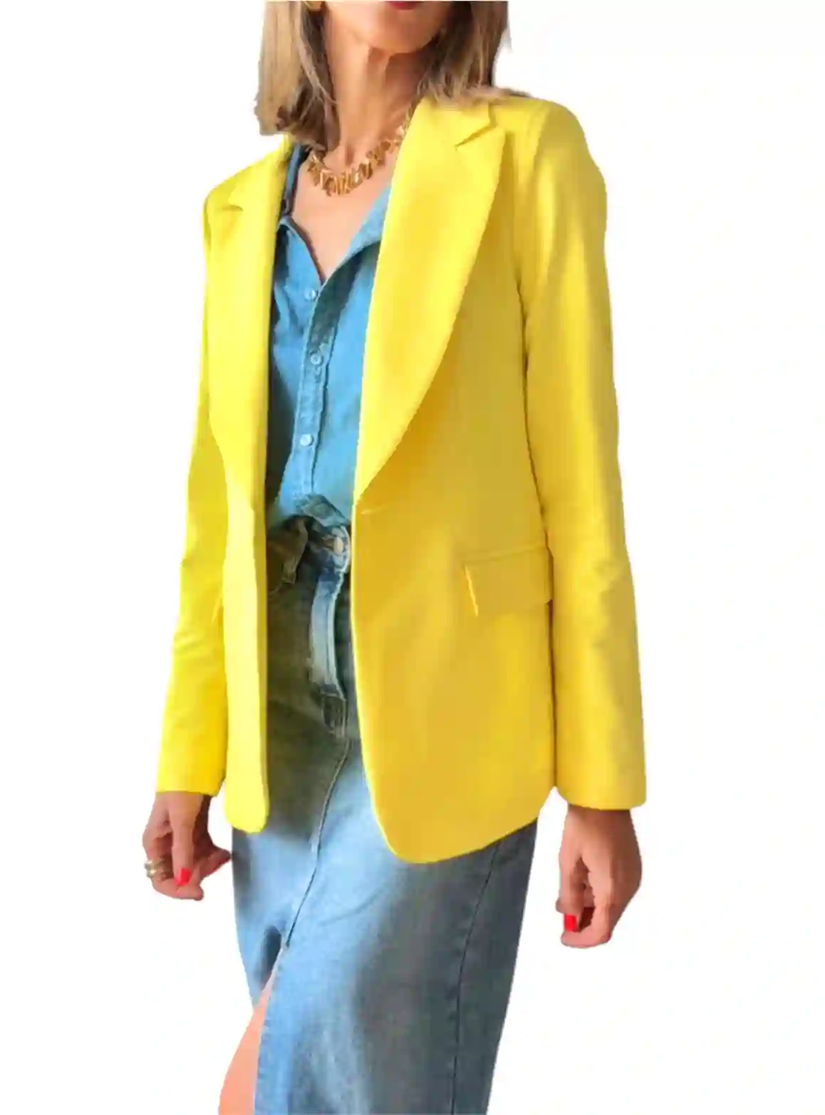 Blazer Olivia Amarillo