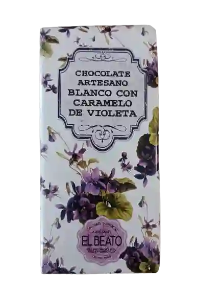Chocolate Blanco con Caramelo de Violeta