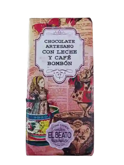 Tableta de chocolate con Leche Café Bombón