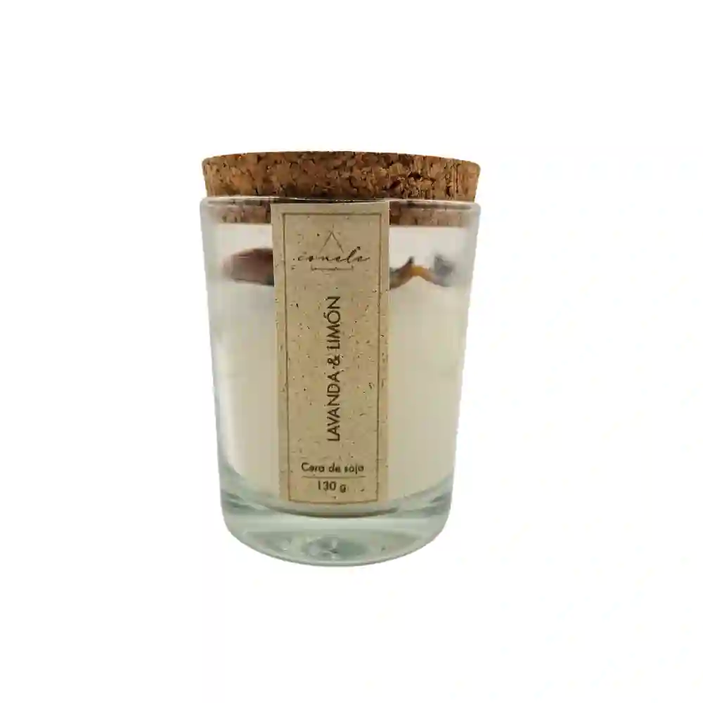Vela artesana Conele 100% soja Lavanda y Limón