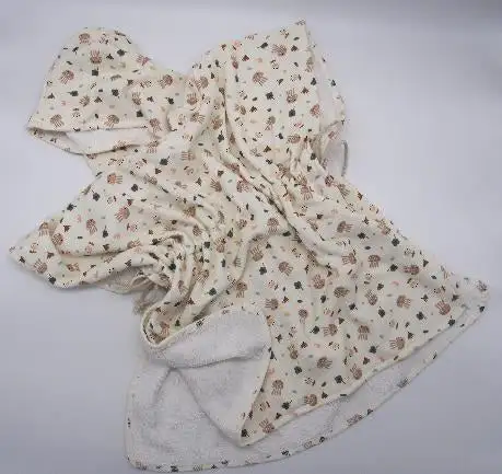 Poncho Pink Octopus towel