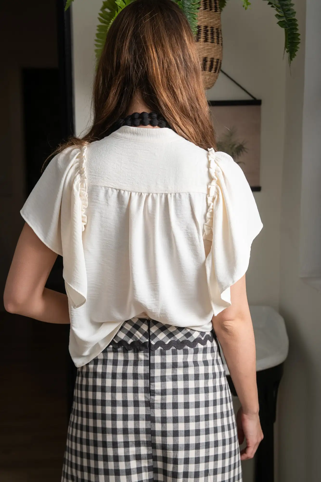 BLUSA BURGOS MARFIL - Imagen 2