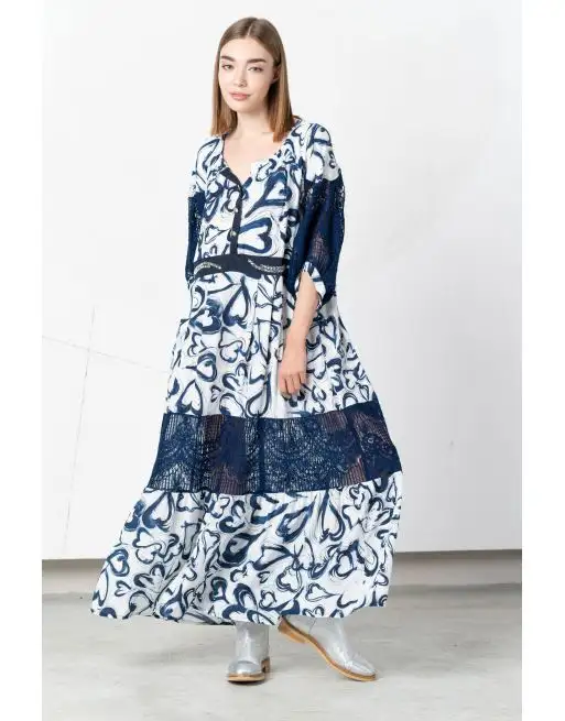 Vestido ELISA CAVALETTI estampado corazones