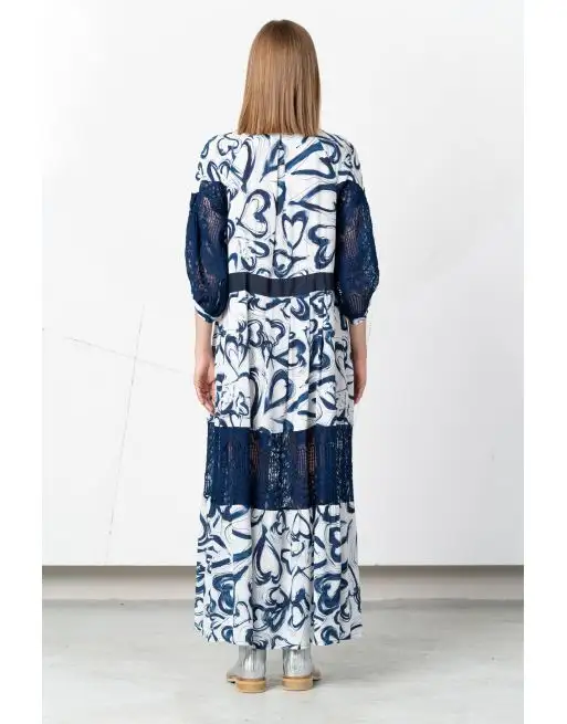Vestido ELISA CAVALETTI estampado corazones - Imagen 3