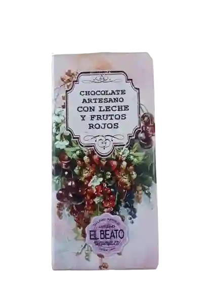 Tableta de chocolate con Leche y Frutos Rojos