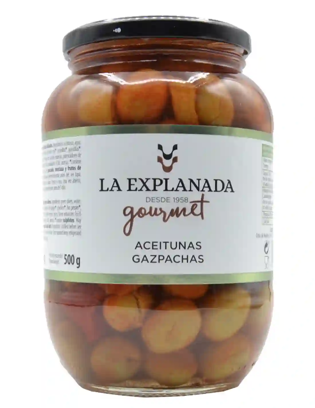 LA Explicada Aceitunas Gazpachas - Tarro 850 Gr.