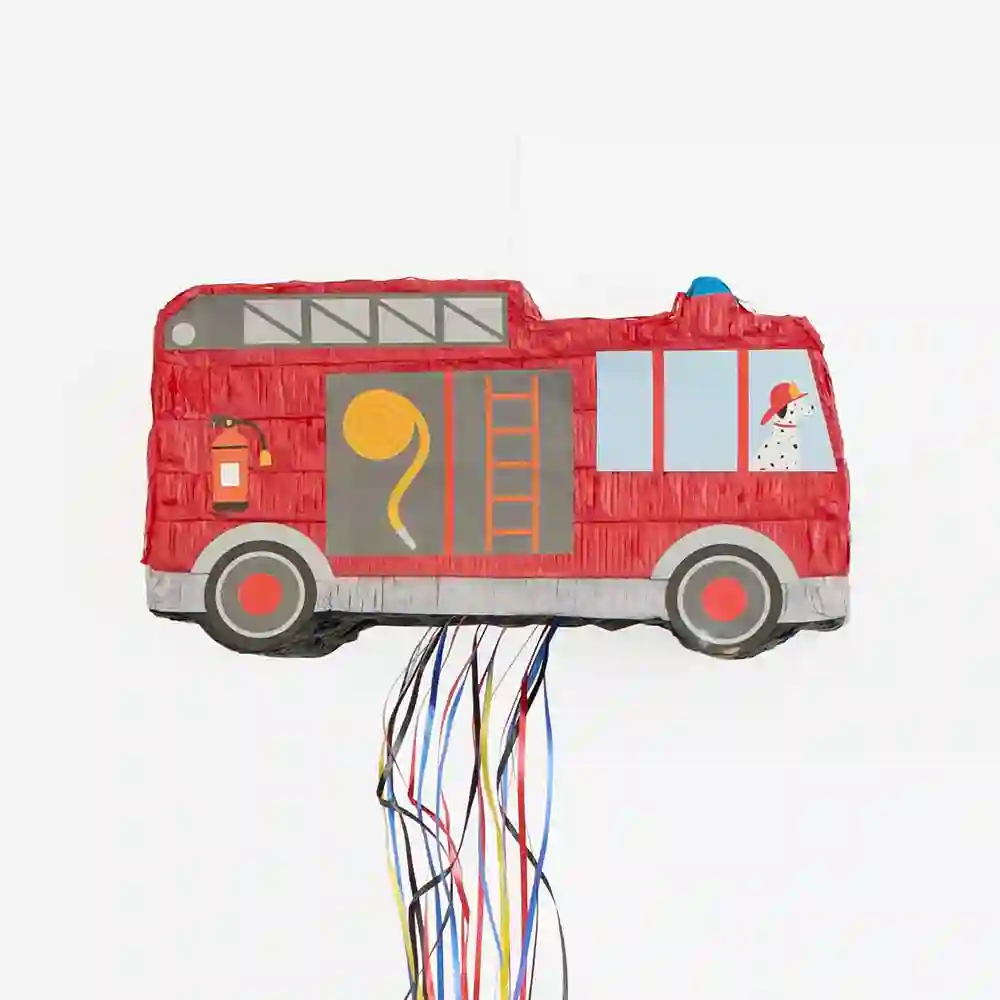 Piñata camión bomberos
