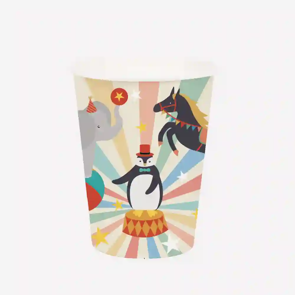 Vasos Circus - 8ud
