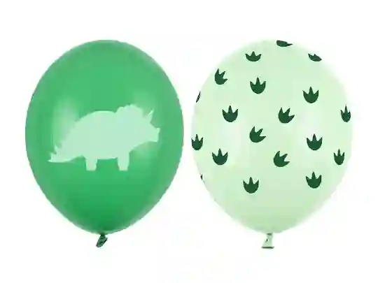 Globos Dino Huellas Con Helio - 5UD