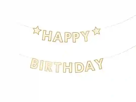 Guirnalda Estrella de feliz cumpleaños