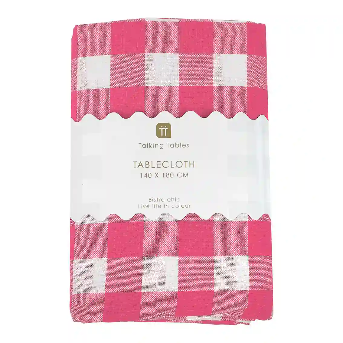 Mantel Tela Vichy Fucsia