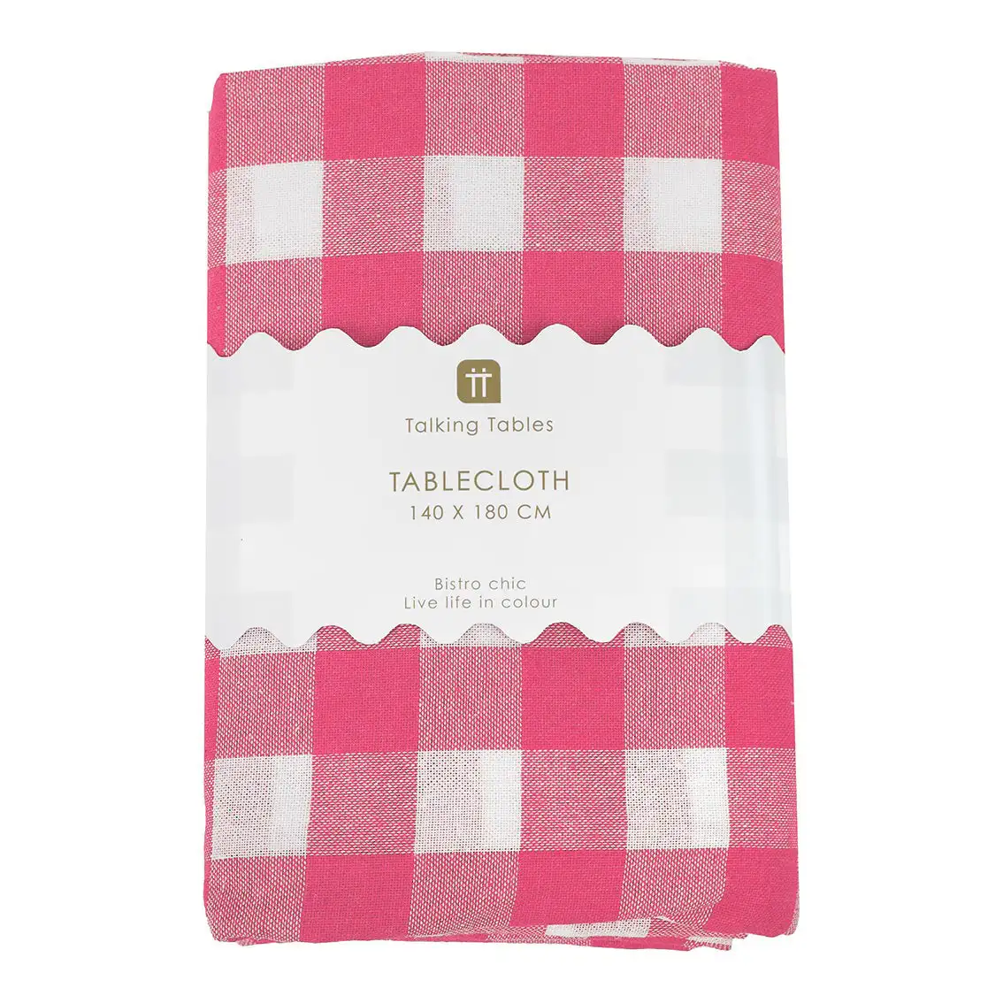 Mantel Tela Vichy Fucsia