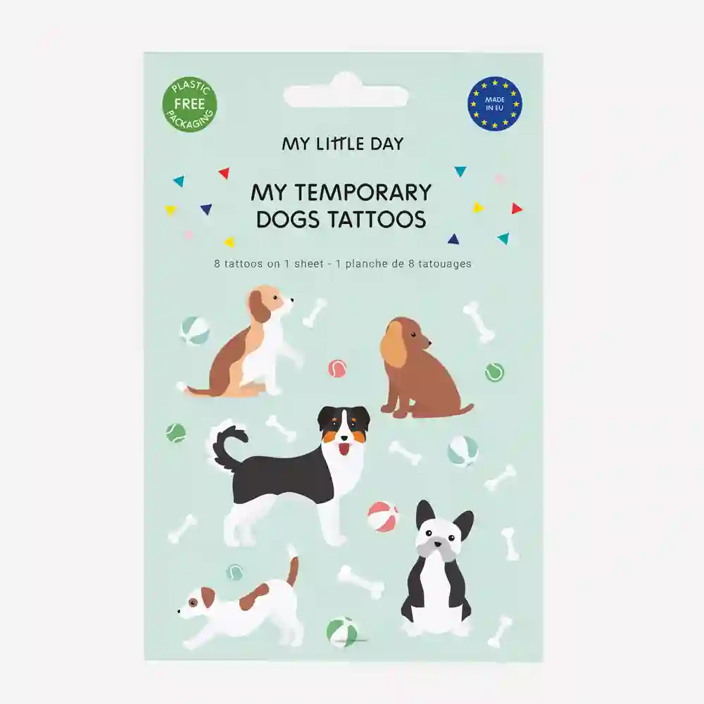 Tatuajes perritos -8ud