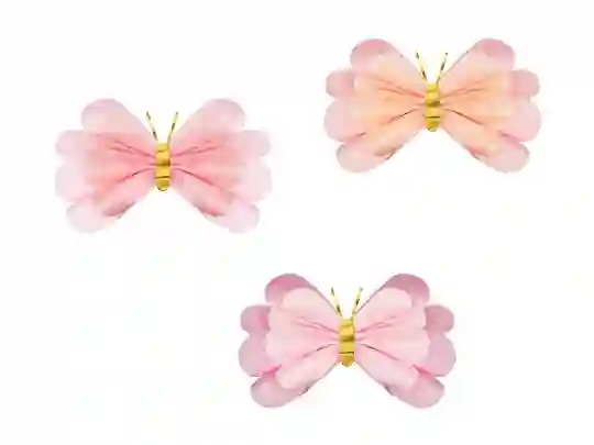Mariposas Papel Seda -3UD