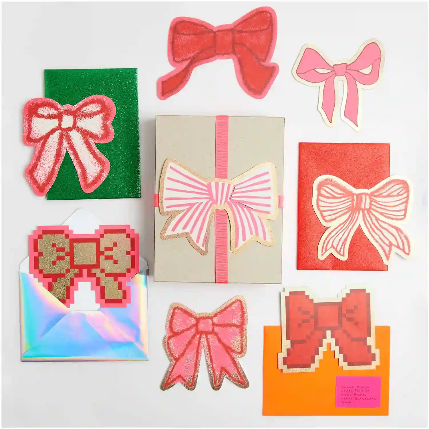 Tarjetas Lazos - 8ud