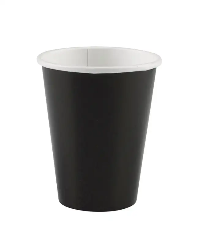 VASOS NEGROS -8ud