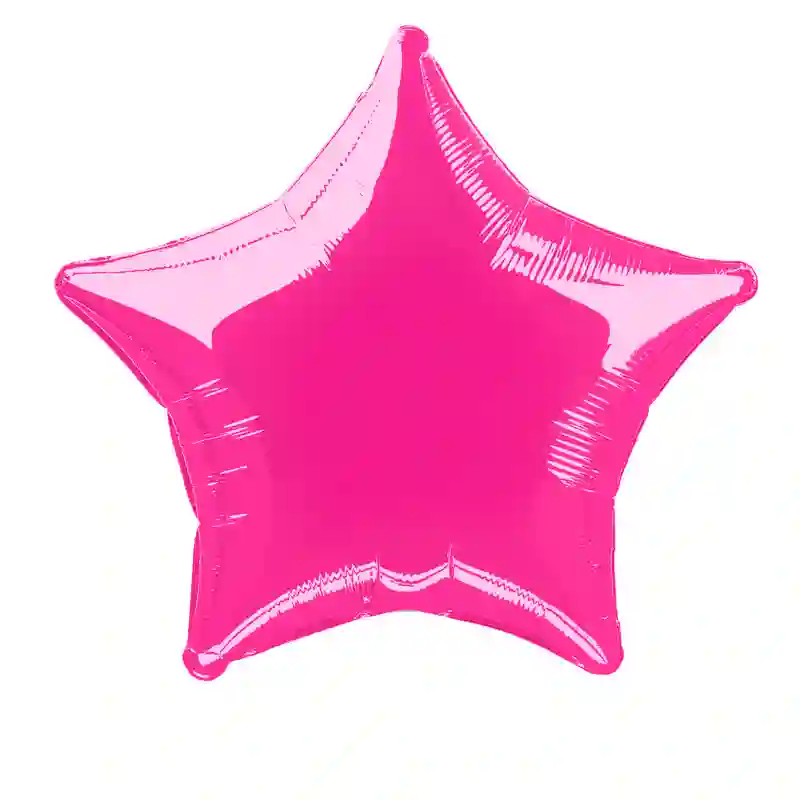 Globo Estrella Pequeña Fuchsia