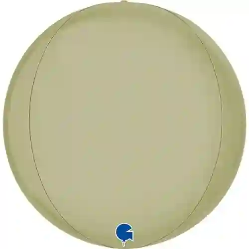 Globo Bola Metálica Verde Oliva Coon Helio