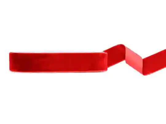 Cinta Terciopelo Roja