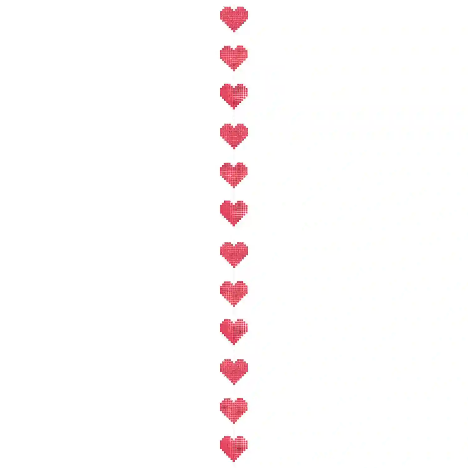 Tira Corazones Pixelada