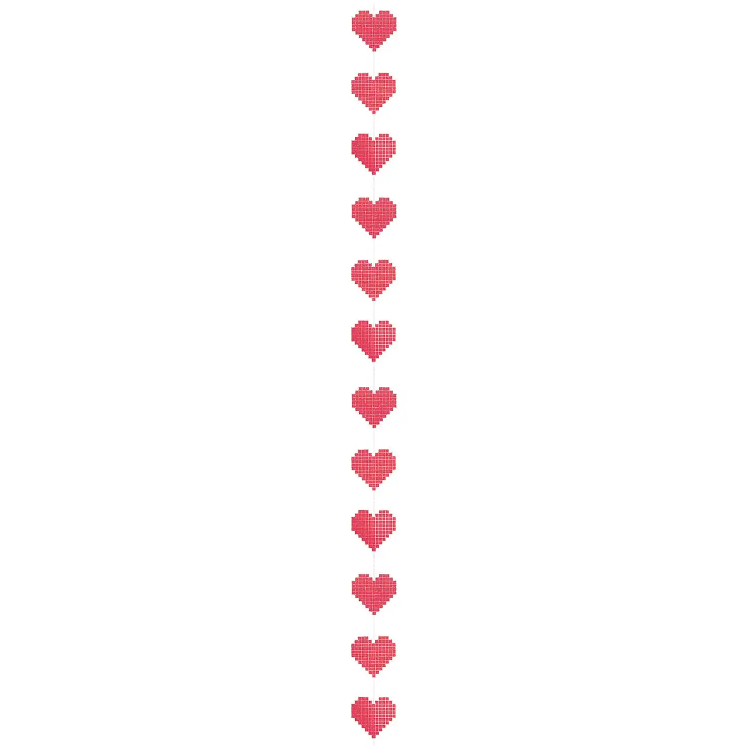 Tira Corazones Pixelada