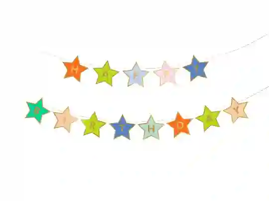Guirnalda Estrella feliz cumpleaños