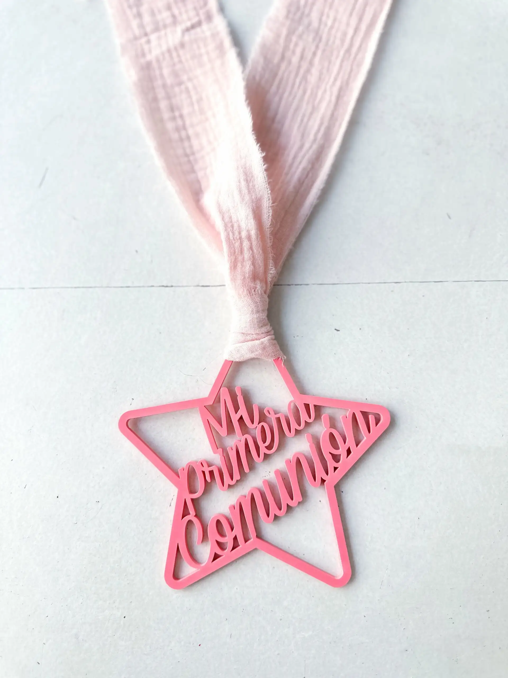 Adorno Comunión Rosa