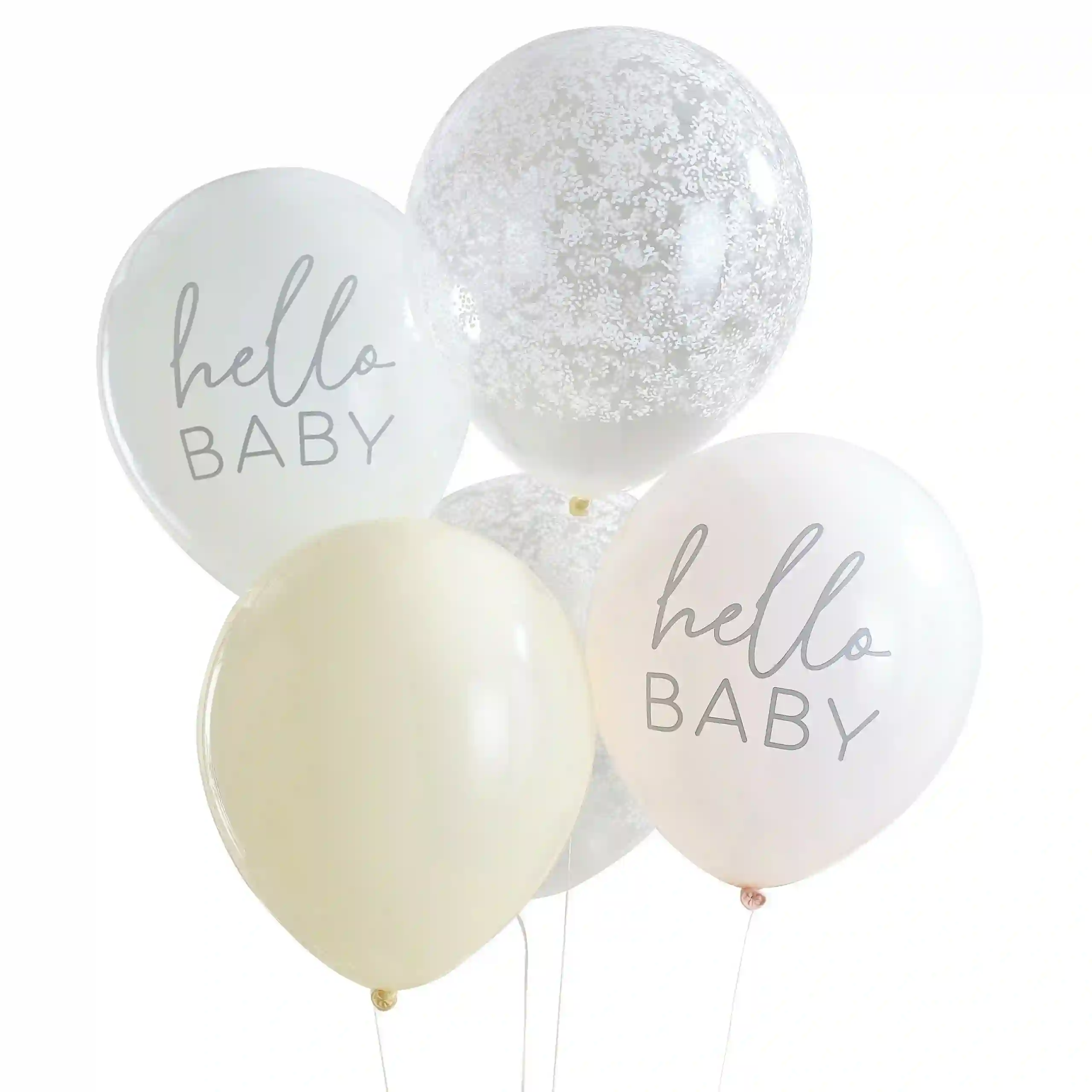Globos hola bebé- 5ud