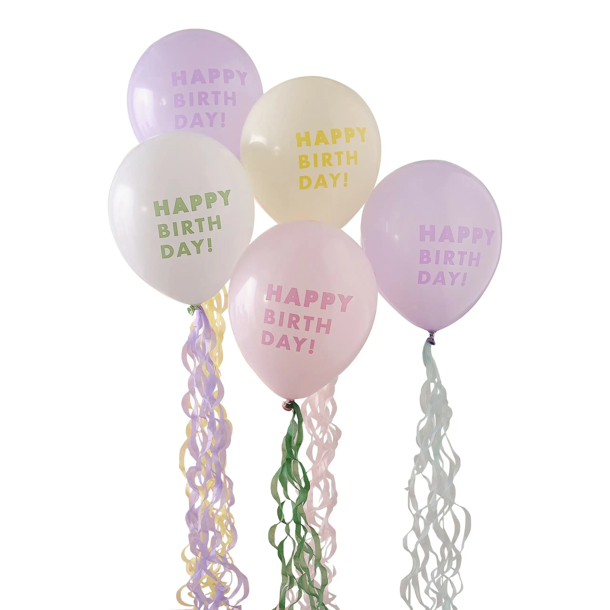 Globos feliz cumpleaños pastel con helio- 5ud